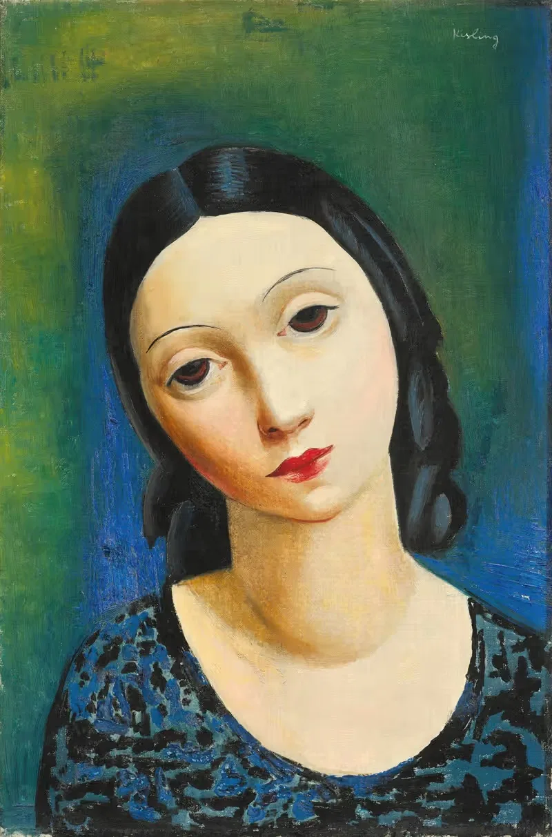 Tête de jeune fille — Moïse Kisling