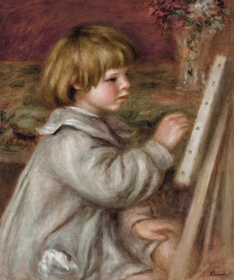 Le petit peintre (Claude Renoir) — Pierre-Auguste Renoir