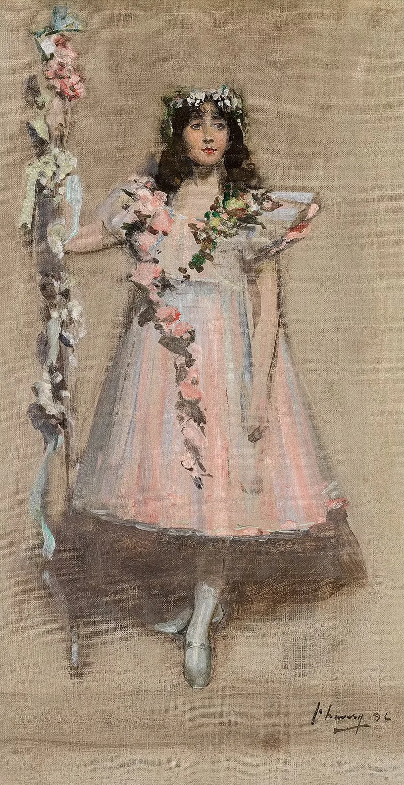 The Garlanded Girl — Sir John Lavery