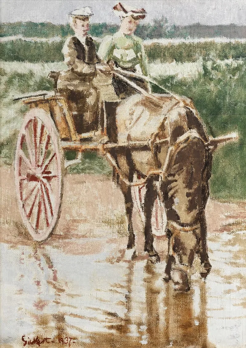Выходной день главной актрисы by Уолтер Ричард Сикерт — digital art print download
