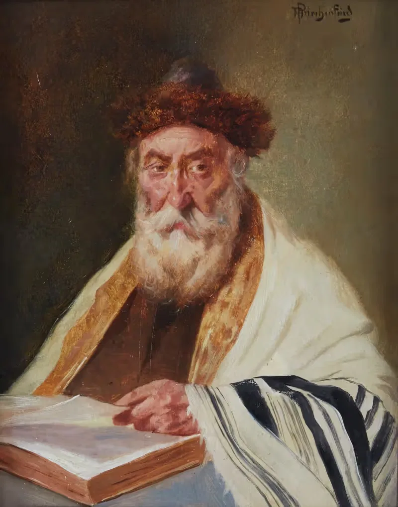 A portrait of a rabbi — Alois Heinrich Priechenfried