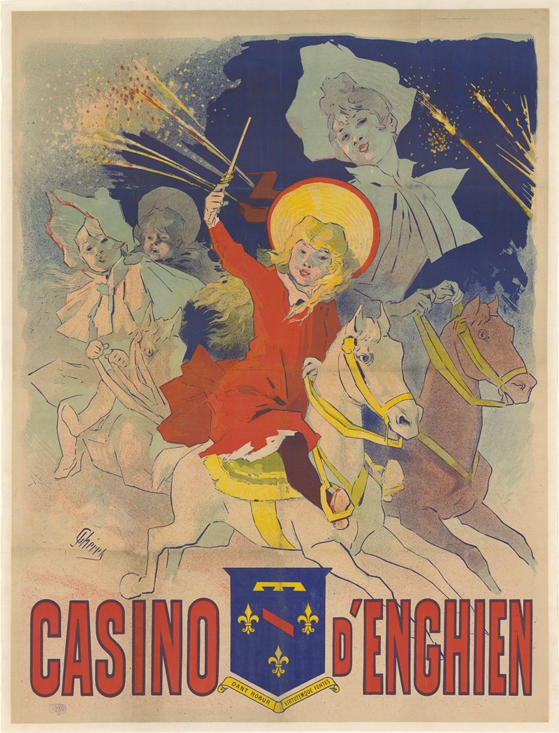 Casino d'Enghien by Жюль Шере, 1890 — digital art print download