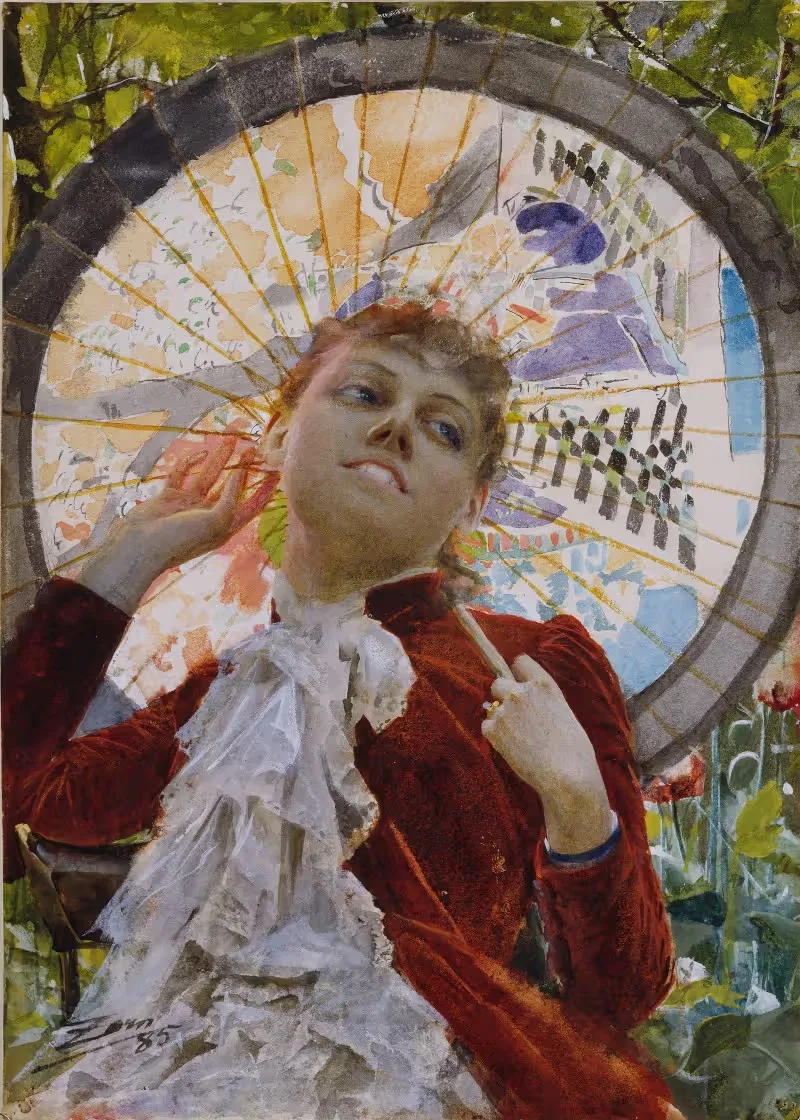 Замки в воздухе by Андерс Зорн, 1885 — digital art print download