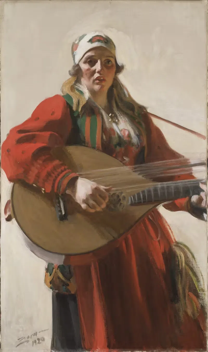 Тоны родины by Андерс Зорн, 1920 — digital art print download
