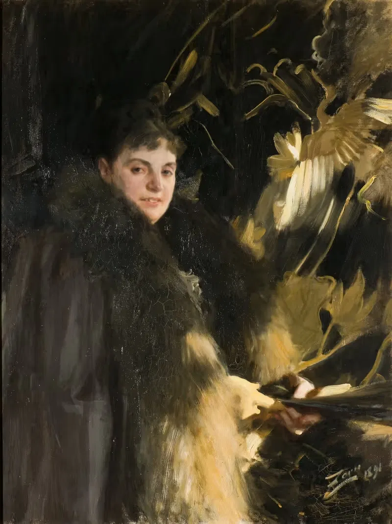 Mrs Veronica Heiss by Anders Zorn, 1891 — digital art print download