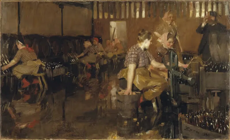 Маленькая пивоварня by Андерс Зорн, 1890 — digital art print download
