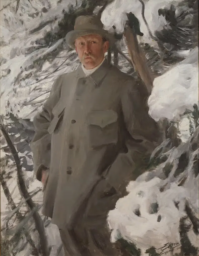 Художник Бруно Лильефорс by Андерс Зорн, 1906 — digital art print download