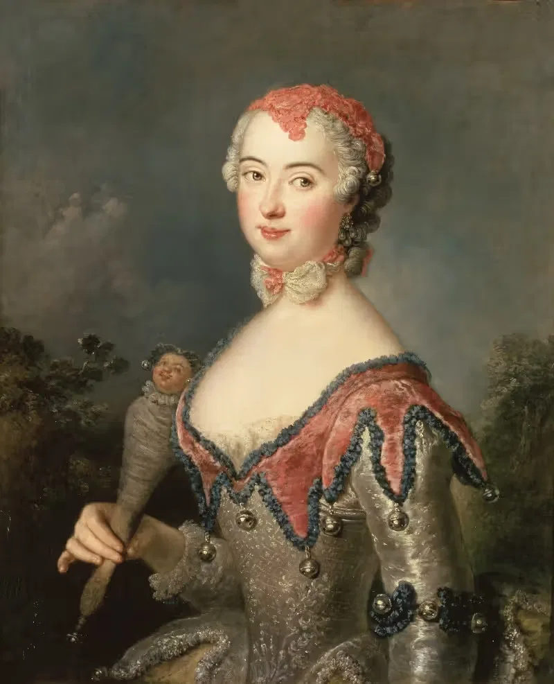 Шарлотта Фредрика Спарре by Антуан Песне, 1744 — digital art print download