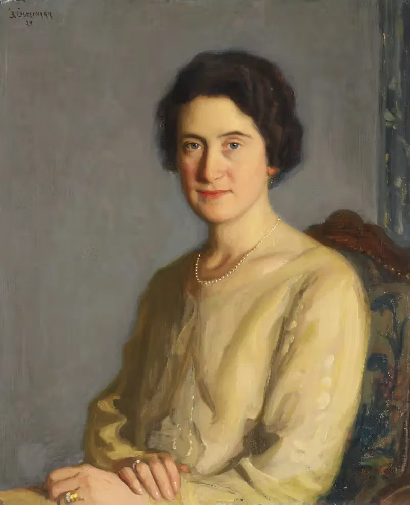 Женский портрет by Бернхард Остреман, 1924 — digital art print download
