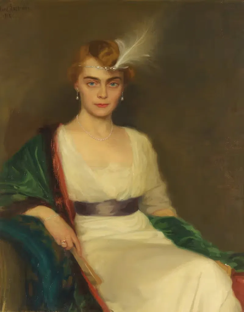 Portrait of Hilda Österman — Bernhard Österman