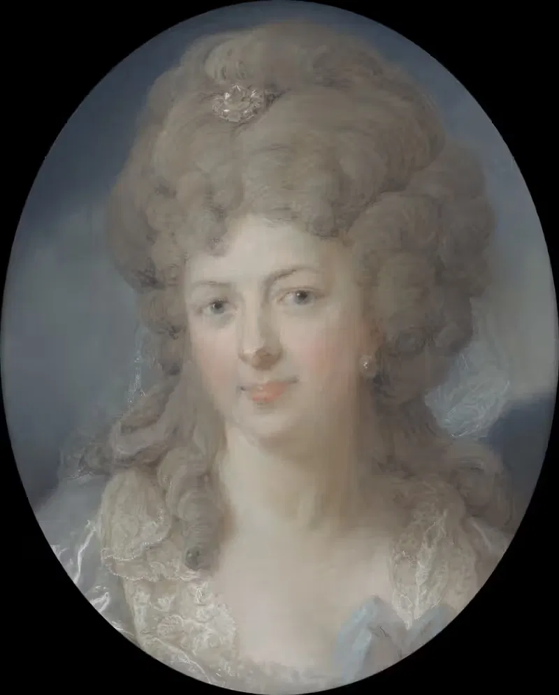 Миссис Анн Катерина Хеденберг, урождённая Левин by Карл Густав Пило, 1793 — digital art print download