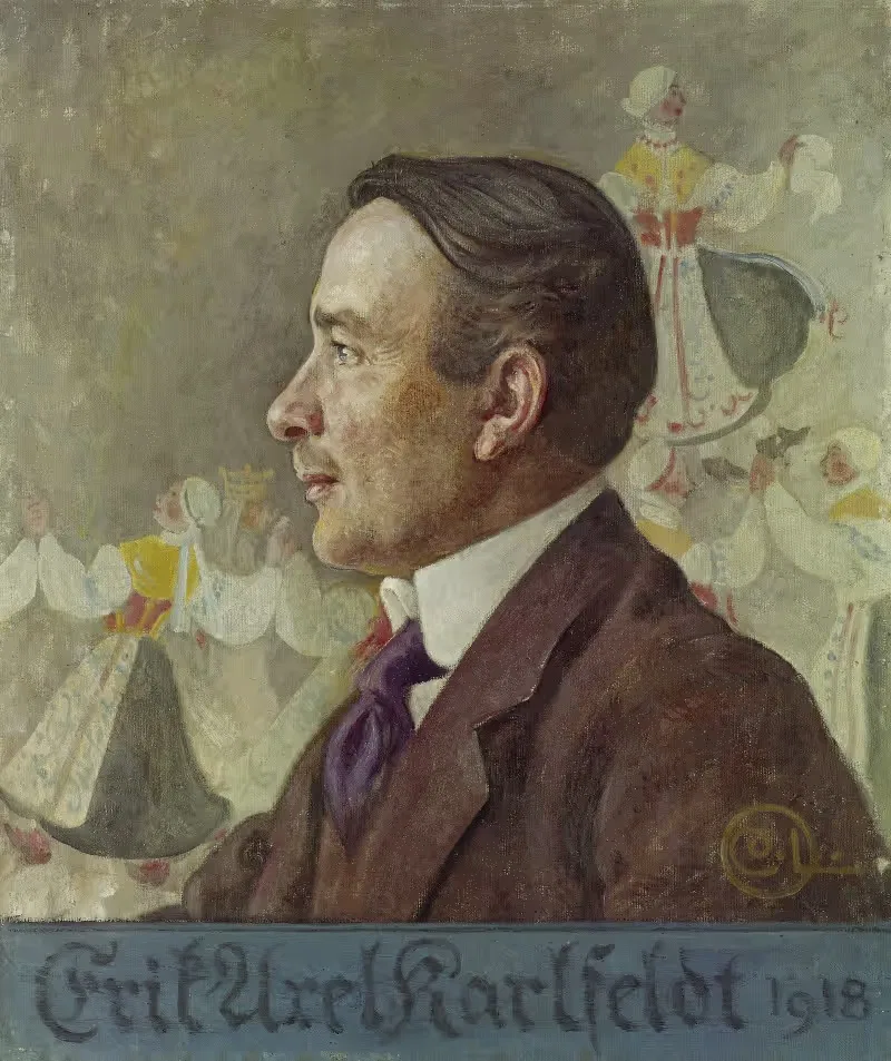 Erik Axel Karlfedt, the poet — Carl Larsson