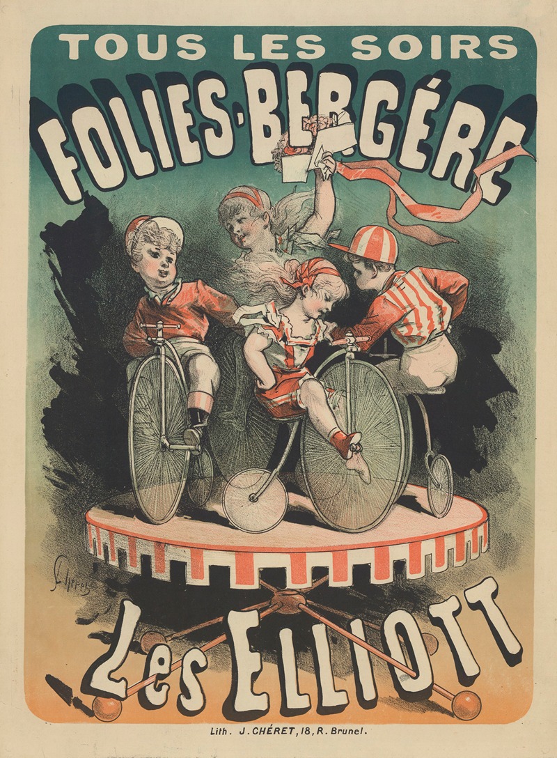 Folies-Bergère. Les Elliott — Жюль Шере