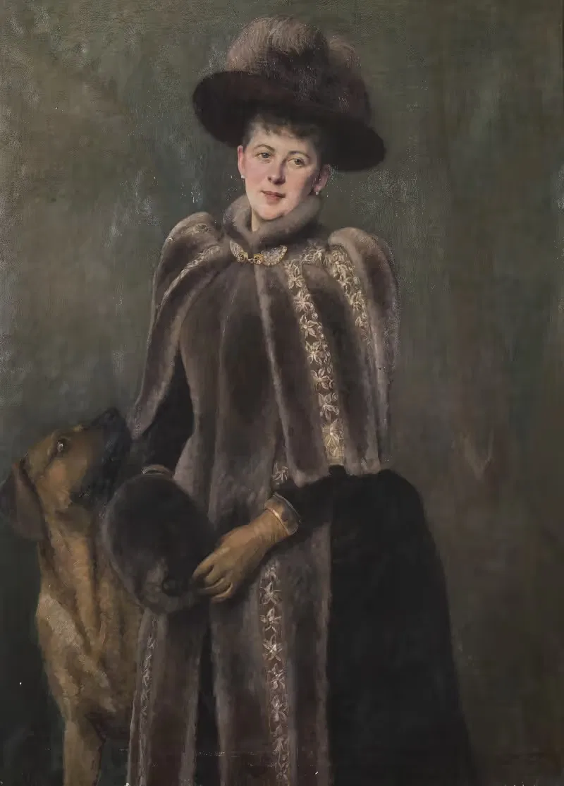 Beate Rosencrantz (1855-1925) by Hildegard Thorell, 1855-1925 — digital art print download