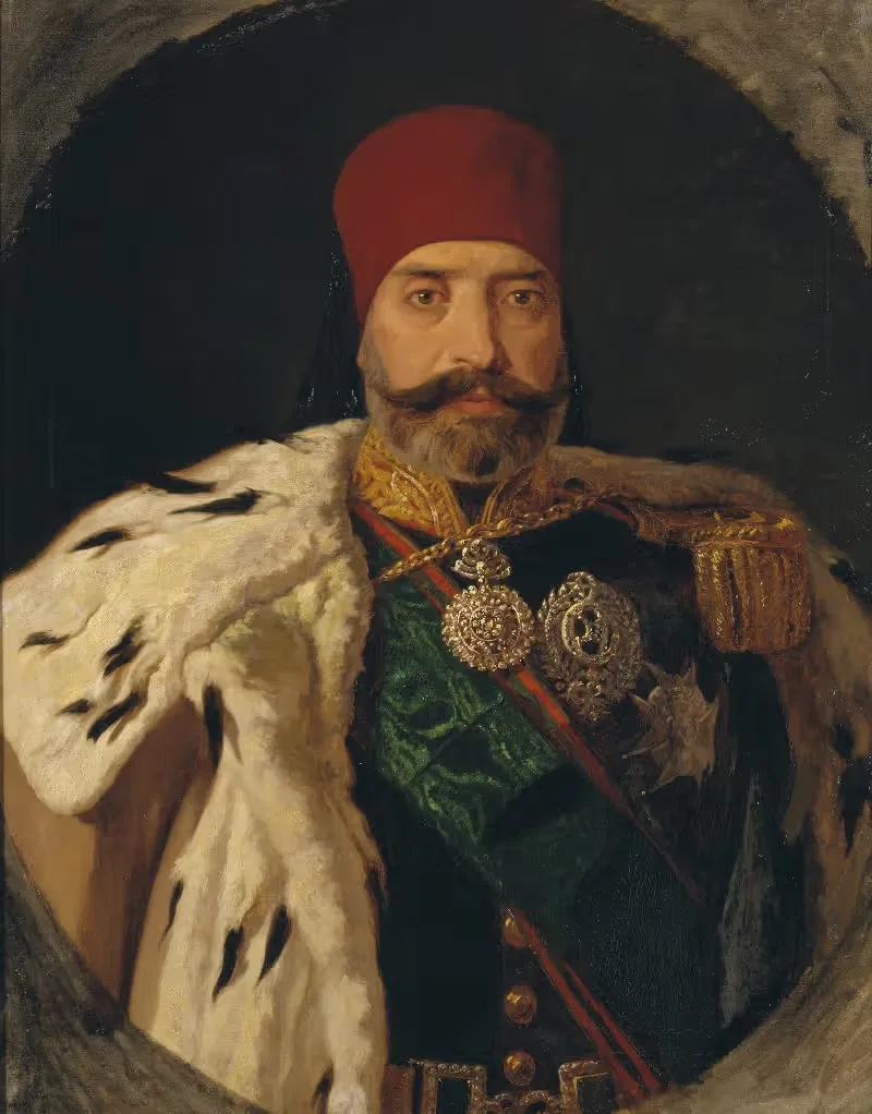 The Bey of Tunis, Sid Muhammed Es Sadok — Johan Fredrik Höckert