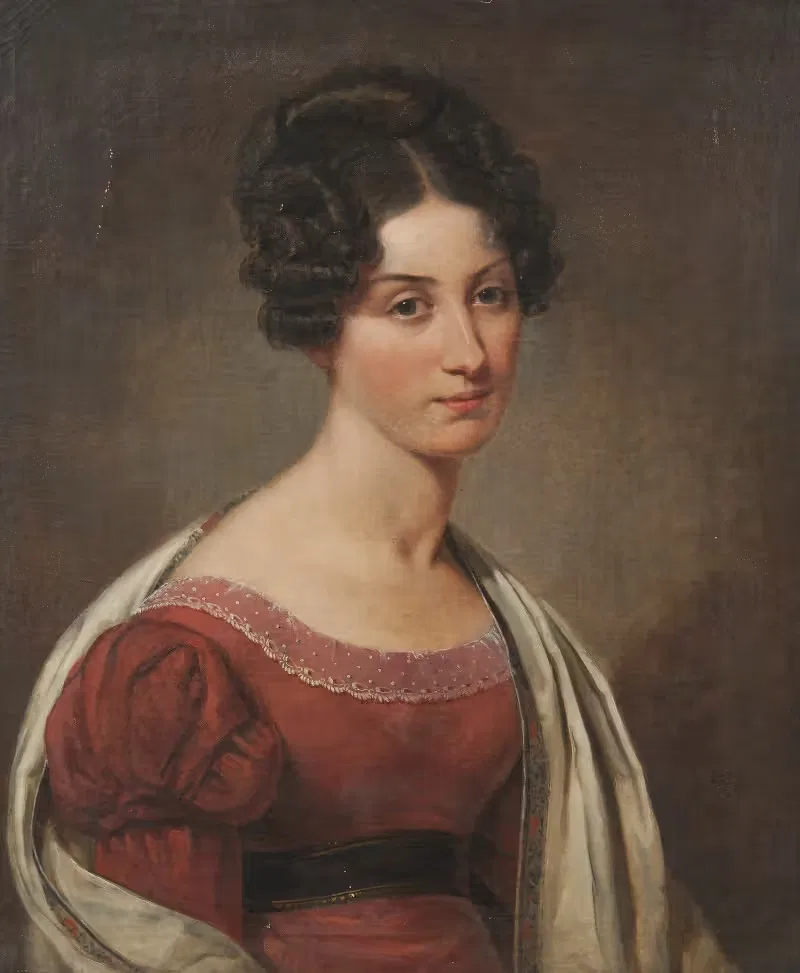 Маргарет Сетон (1805-1870) by Йохан Густаф Сандберг, 1805-1870 — digital art print download