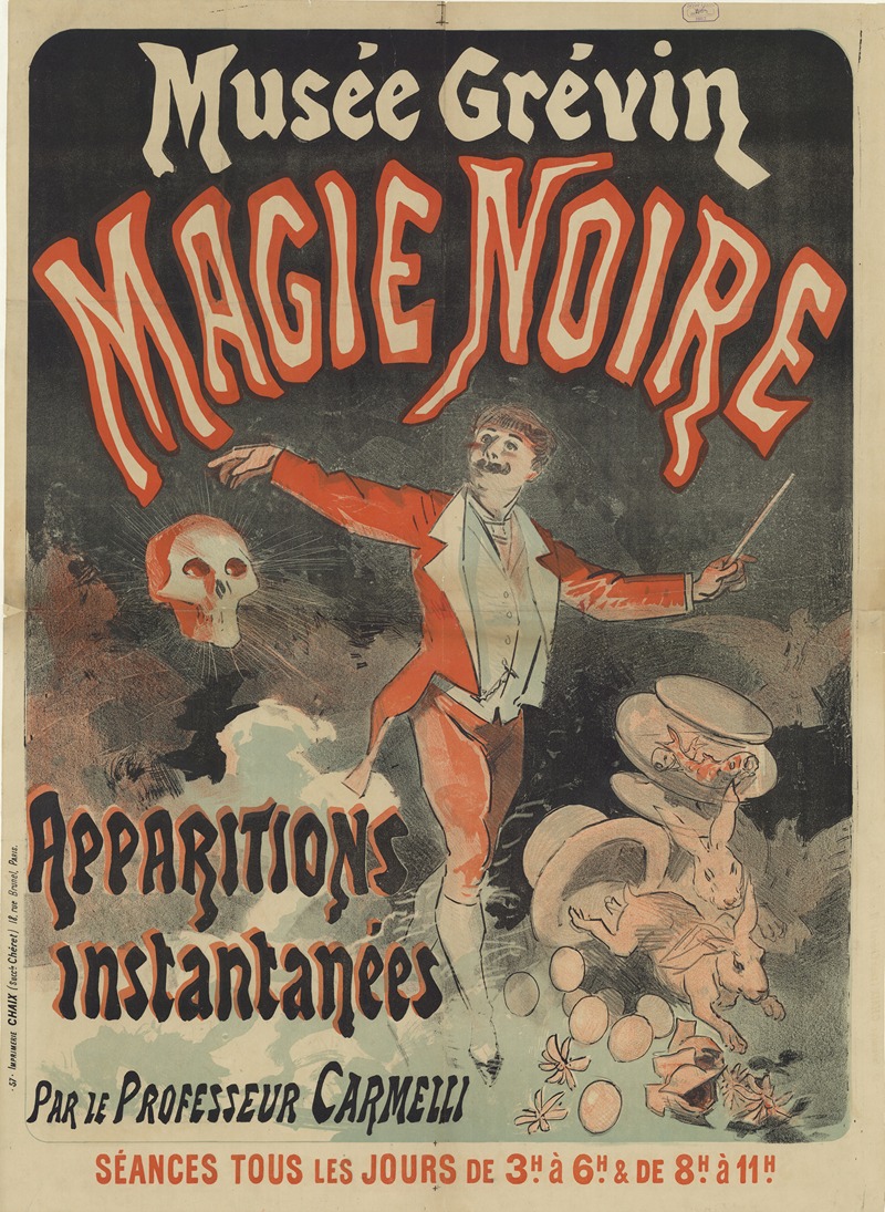 Musée Grévin. Magie noire by Жюль Шере, 1887 — digital art print download
