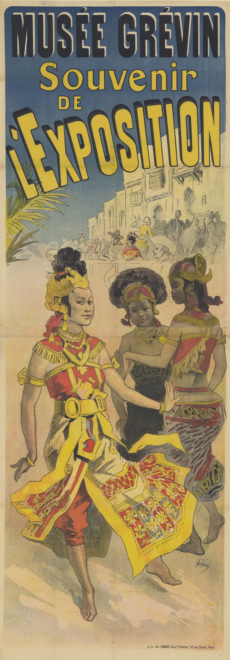 Musée Grévin. Souvenir de l'Exposition. 1889 by Жюль Шере, 1890 — digital art print download