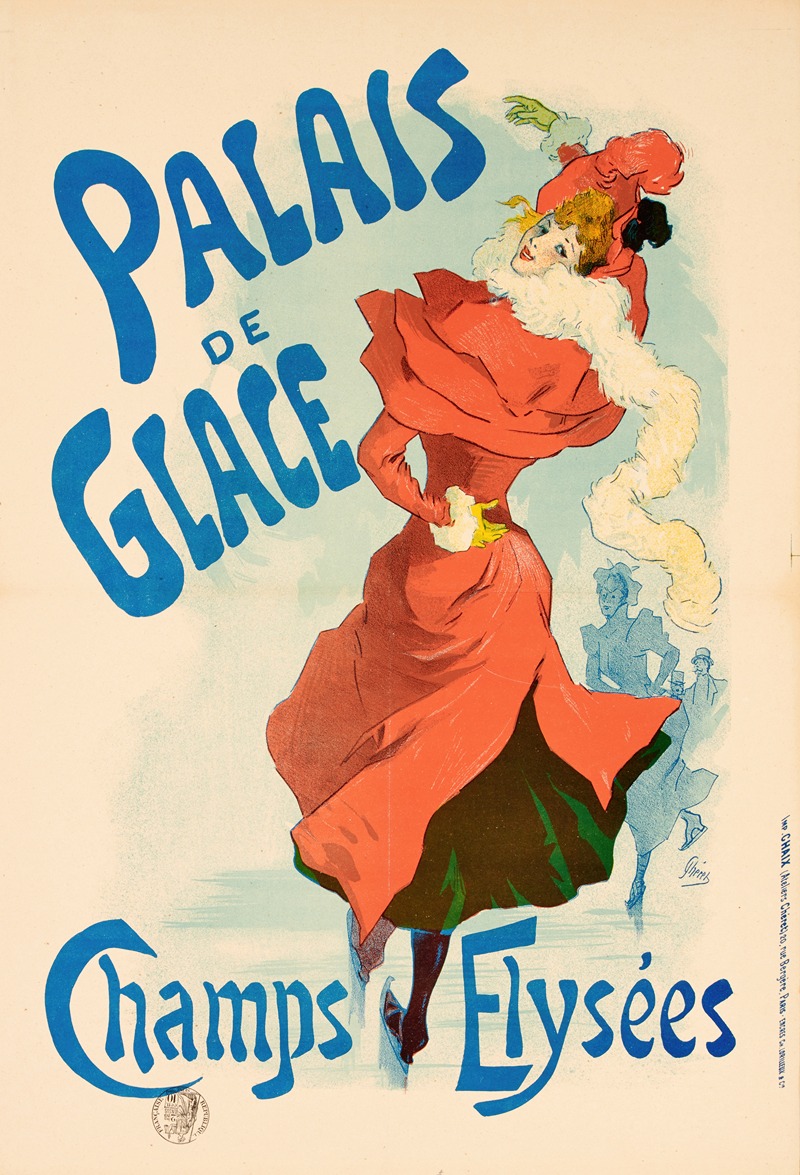 Palais De Glace Champs Elysées by Жюль Шере, 1893 — digital art print download