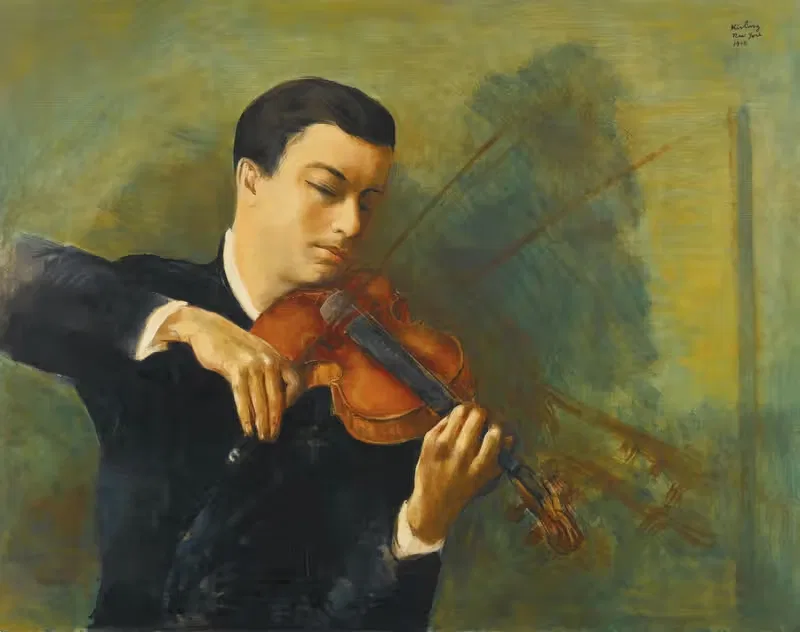 Портрет скрипача Мильштейна by Моис Кислинг, 1945 — digital art print download