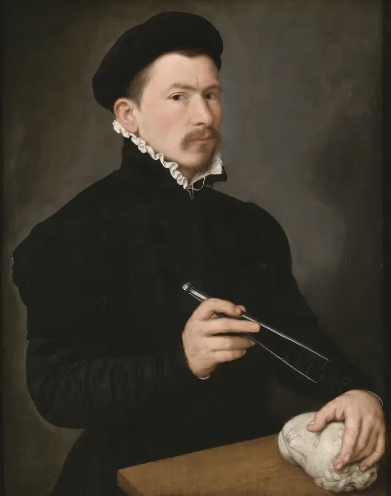 Portrait of a sculptor — Nicolas Neufchâtel