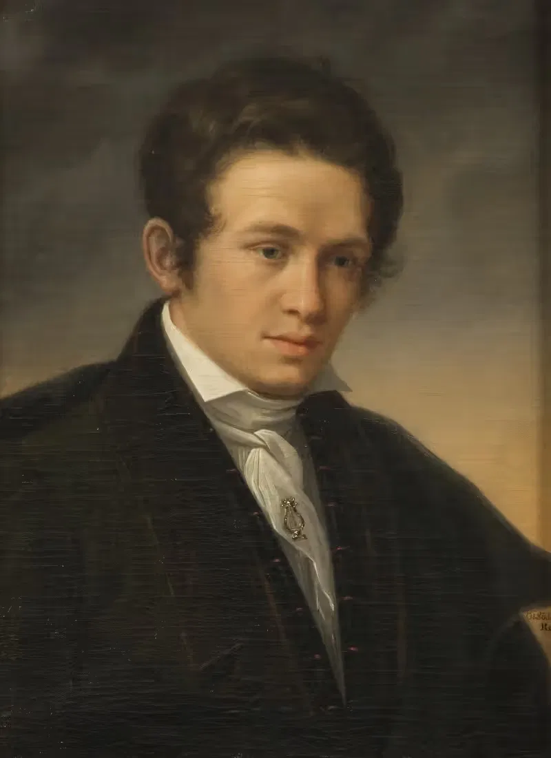 Карл Август Никандер, 1799-1839 by Олоф Йохан Сёдермарк, 1827 — digital art print download
