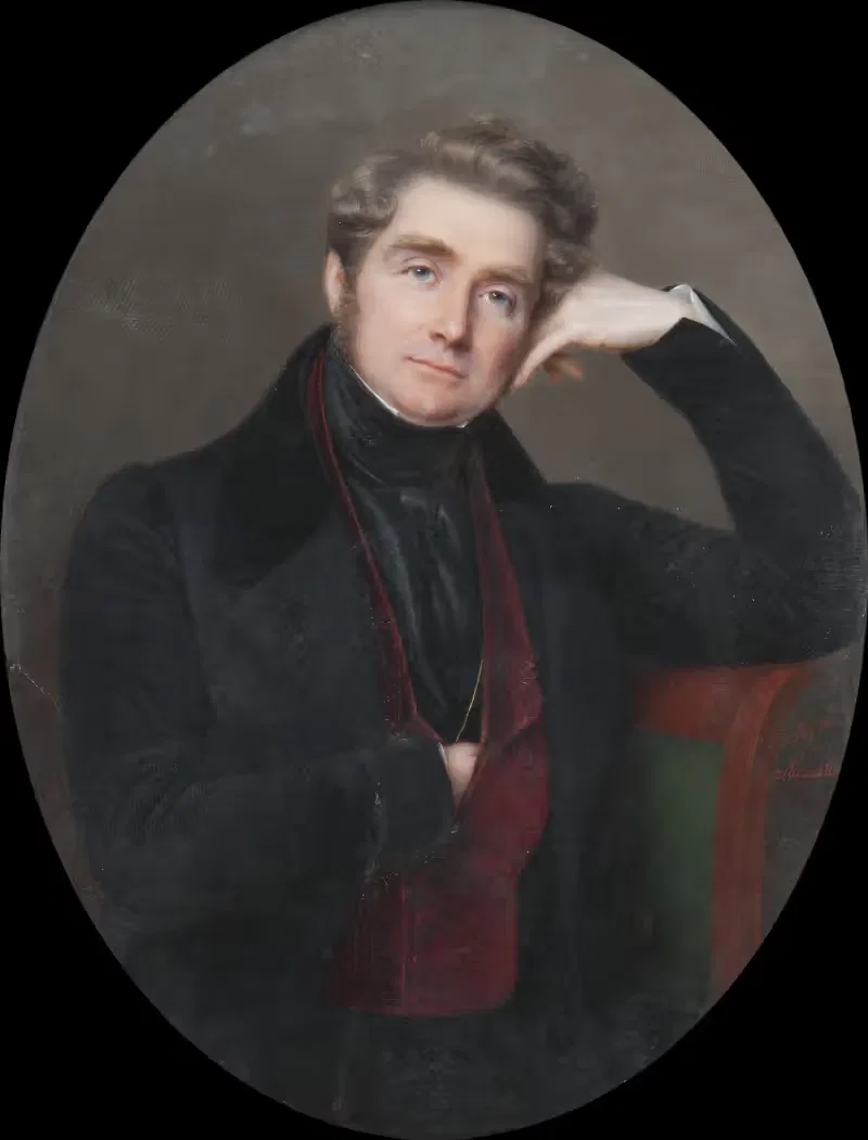Portrait of a man — Pauline Augustin