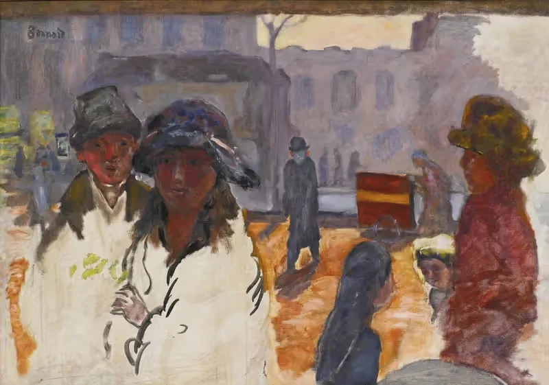 La Rue, orgue de Barbarie — Pierre Bonnard