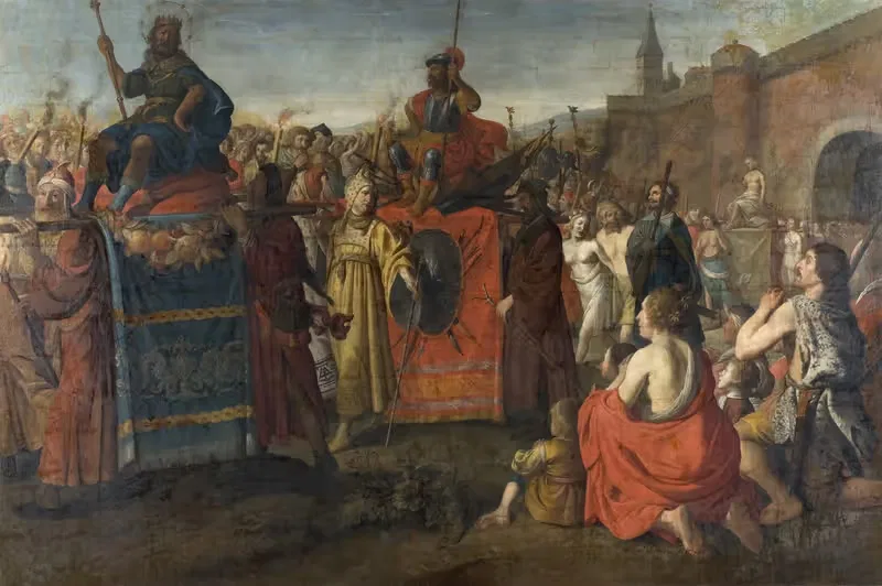Римский триумфальный парад by Симон Петер Тилеман, 1641 — digital art print download