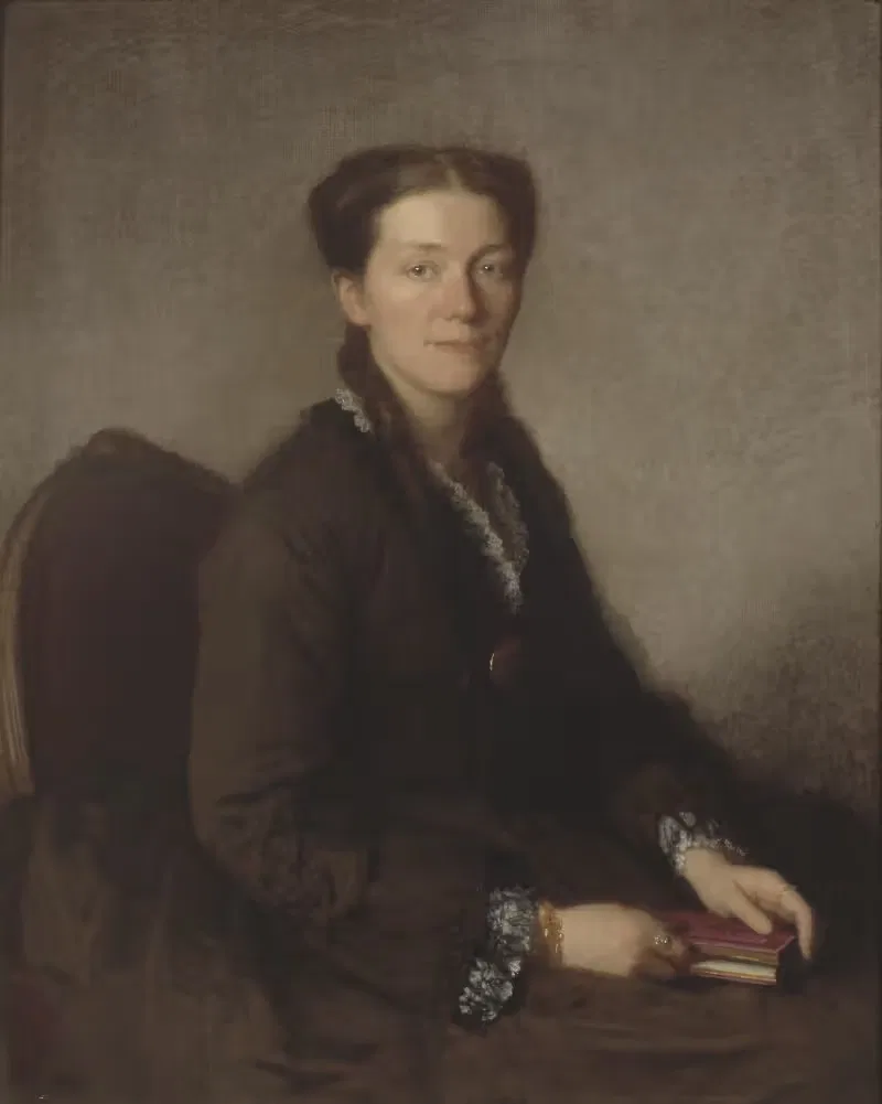 Анна Валленберг, 1838-1910 by Уно Троили, 1870 — digital art print download