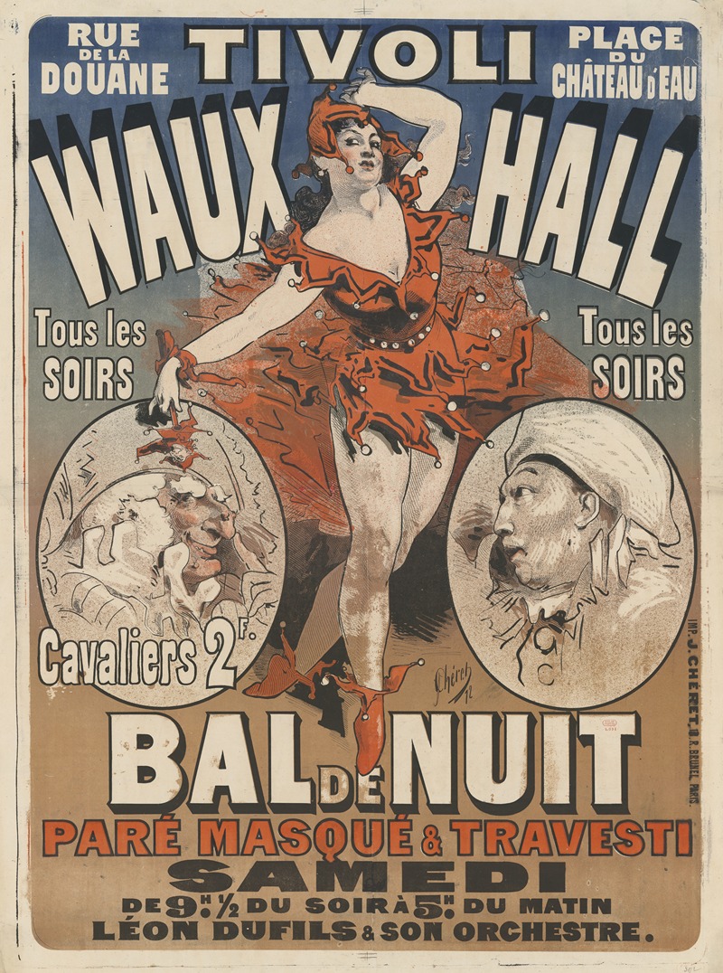 Tivoli Waux-Hall. Bal de nuit — Jules Chéret