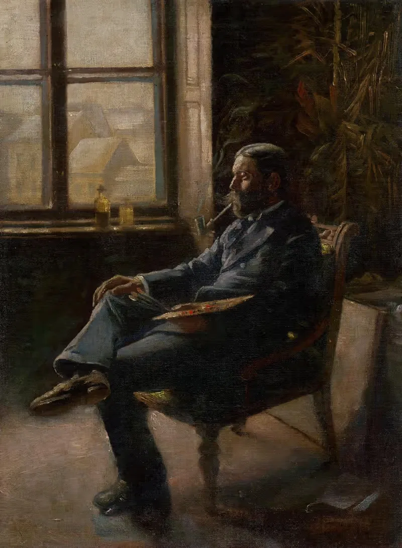 Художник Хоровиц за работой by Доминик Скутецкий, 1909–1910 — digital art print download