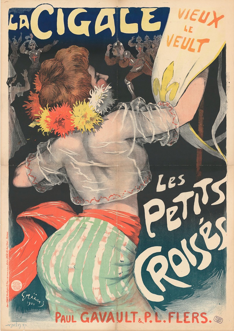 La Cigale… Les Petits Croisés by Жюль-Александр Грюн, 1900 — digital art print download