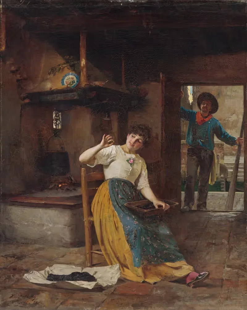 Кольцо от любимой by Доминик Скутецкий, 1886 — digital art print download