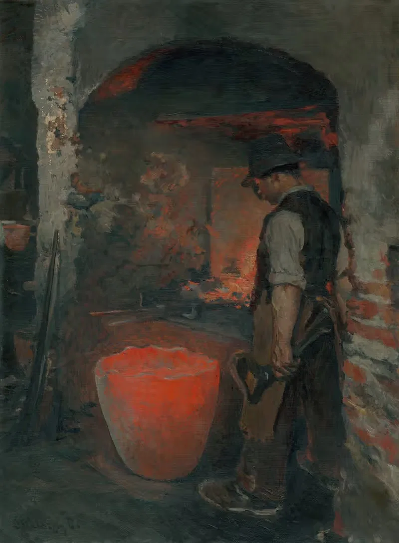 Изучение стоящего кузнеца by Доминик Скутецкий, 1907 — digital art print download