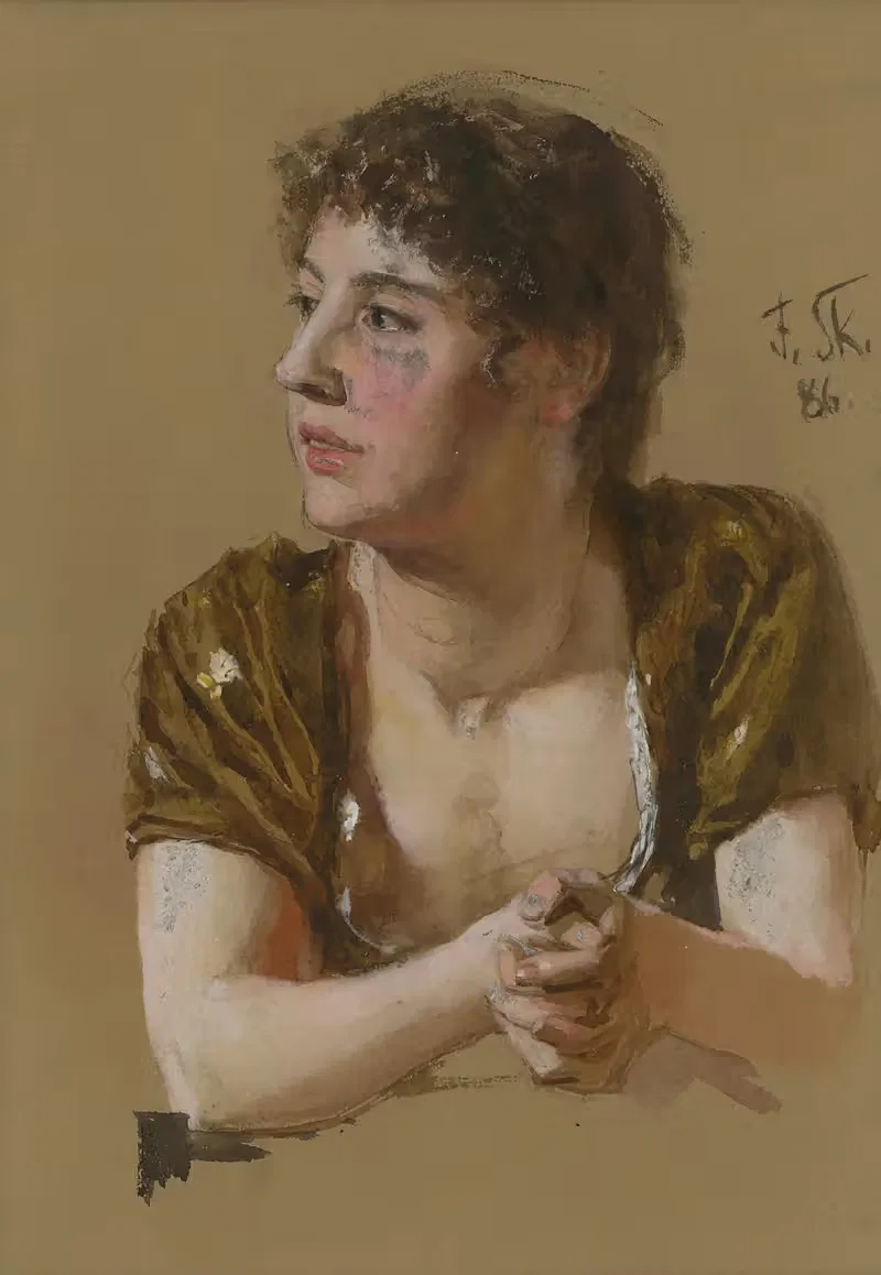 Study of a Women (Portrait) — Dominik Skutecký