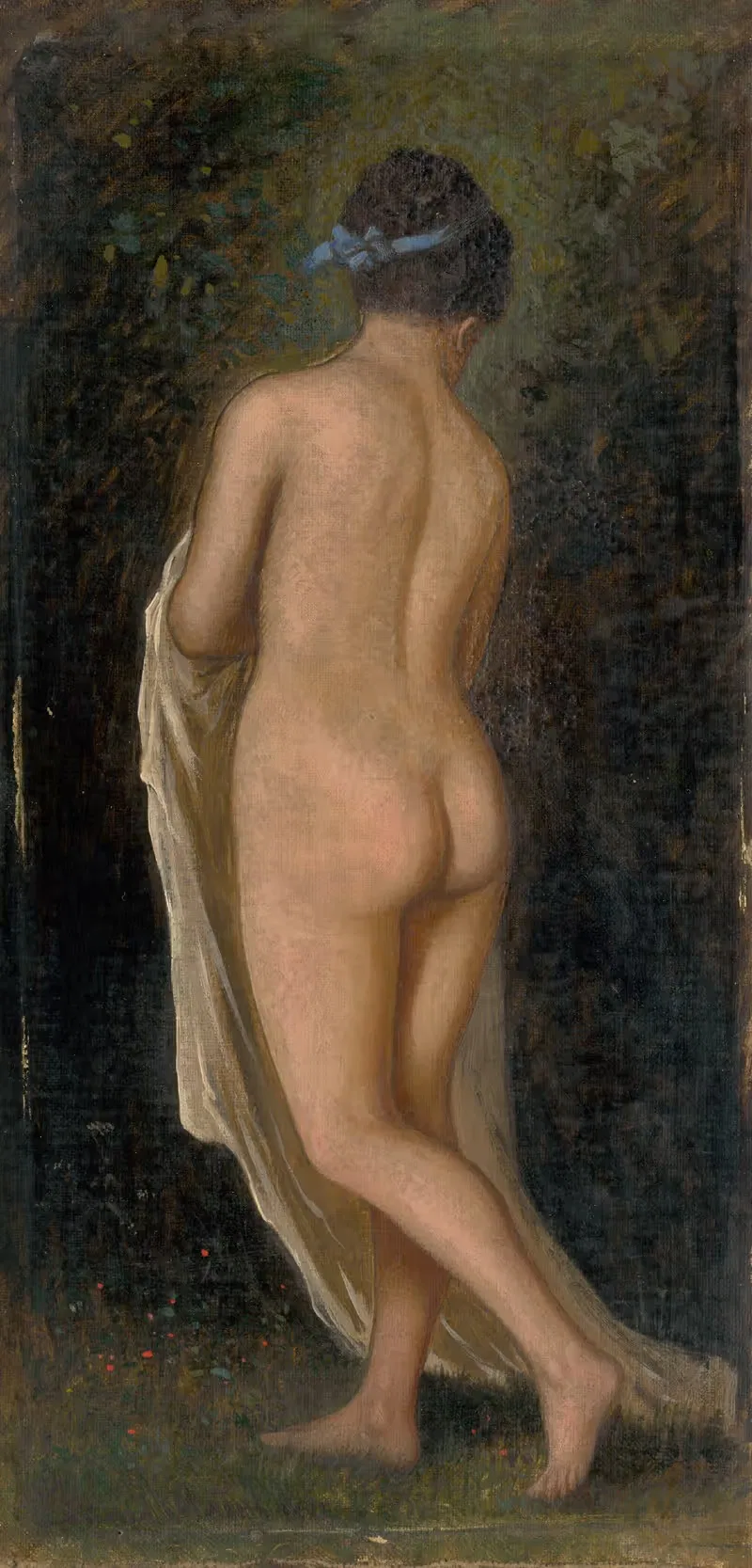 Study of a Standing Female Nude — Eduard Majsch