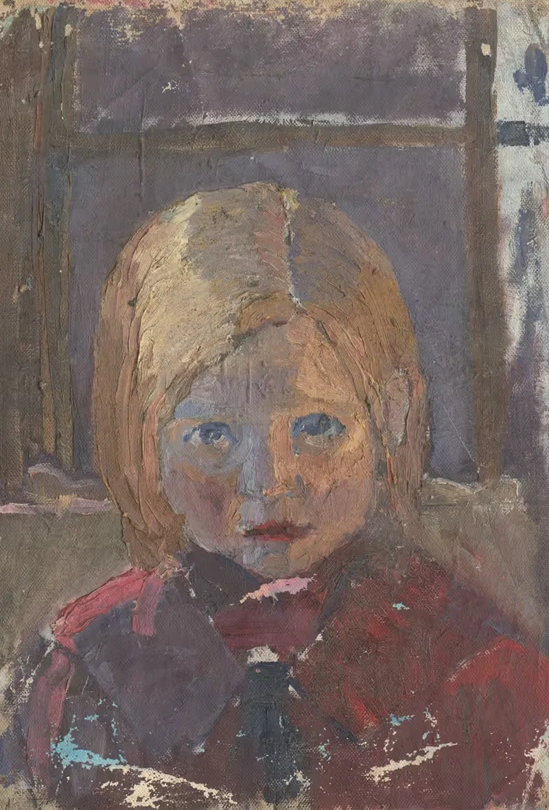 Head Study of a Girl — Frida Konstantin