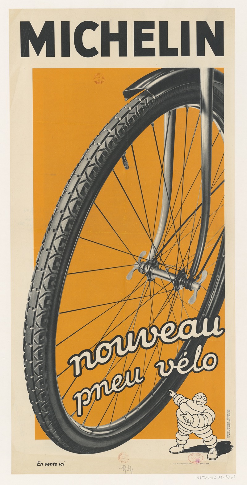 Michelin, nouveau pneu vélo — L'Édition artistique-Héliogravure