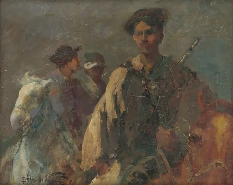 Повстанцы by Иштван Бурчард-Белава́ри, 1900 — digital art print download