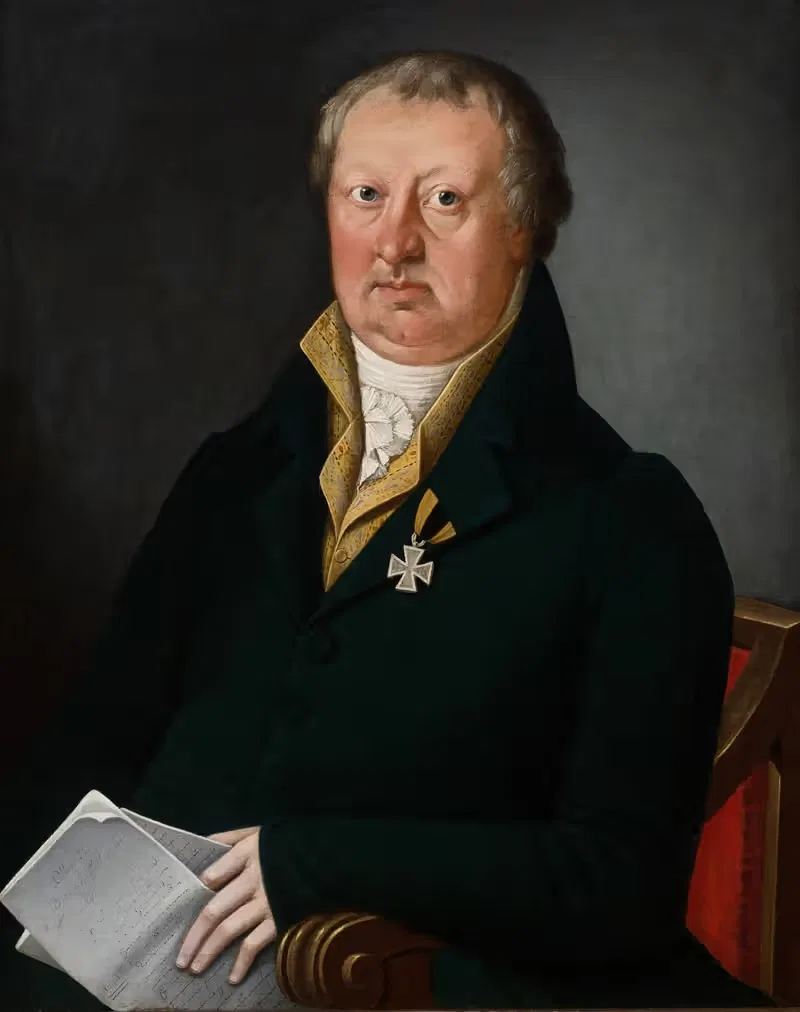 Портрет господина в желтом жилете by Иоганн Ледерваш, 1817 — digital art print download