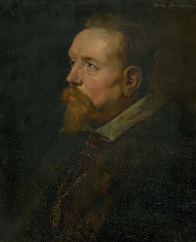 Портрет мужчины by Юлиус Андорко, 1903 — digital art print download