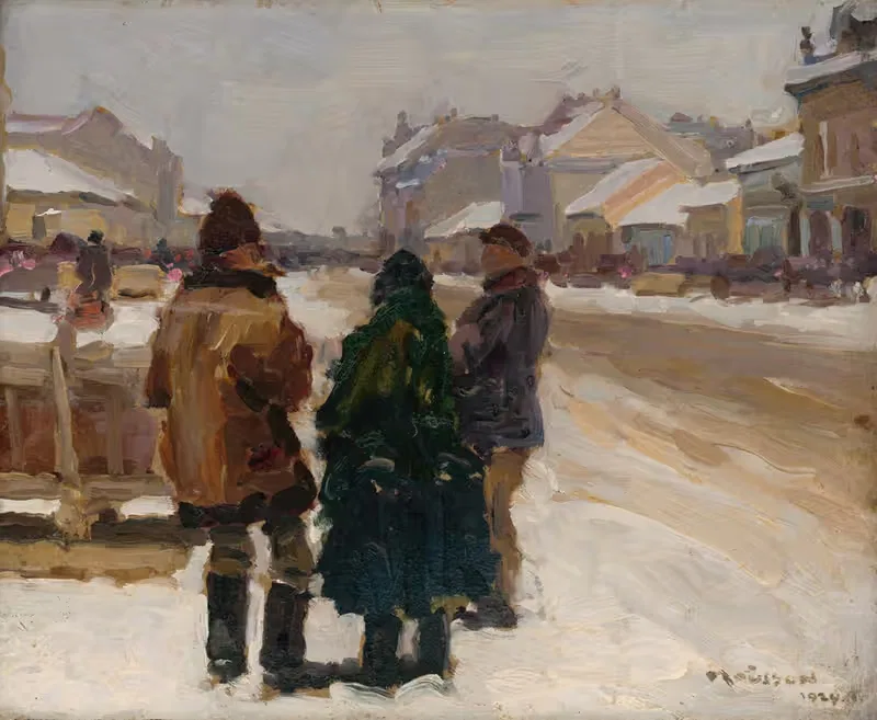 At the Michalovice Market — Jozef Teodor Mousson