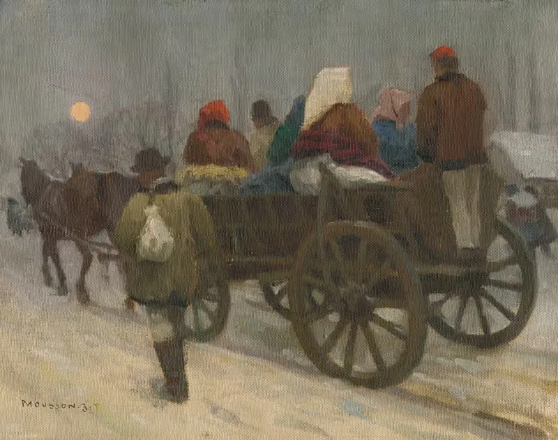 Cesta na trh by Jozef Teodor Mousson, 1925 — digital art print download