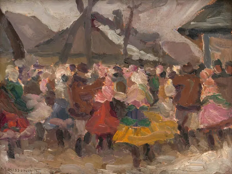 Изучение народных гуляний by Йозеф Теодор Муссон, 1935 — digital art print download