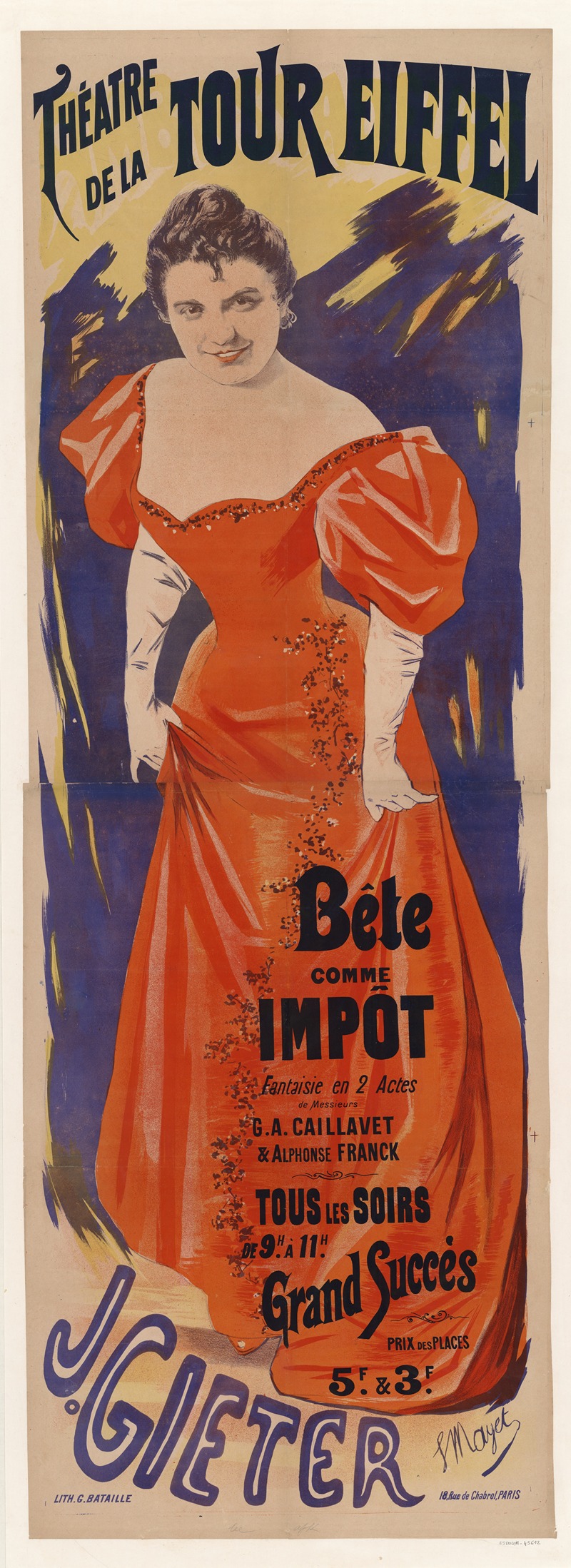 Théâtre de la Tour Eiffel, J. Giéter — Léon Mayet