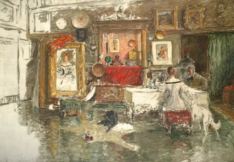 The Tenth Street Studio by William Merritt Chase, 1915 — digital art print download