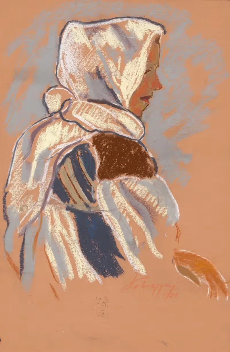 Woman from Horehronie — Zolo Palugyay