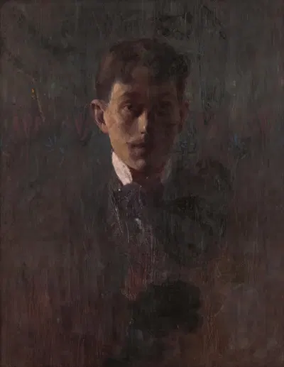 Автопортрет by Александр Кубиный, 1897 — digital art print download