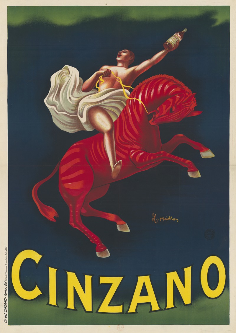 Cinzano by Леонетто Каппьелло, 1926 — digital art print download